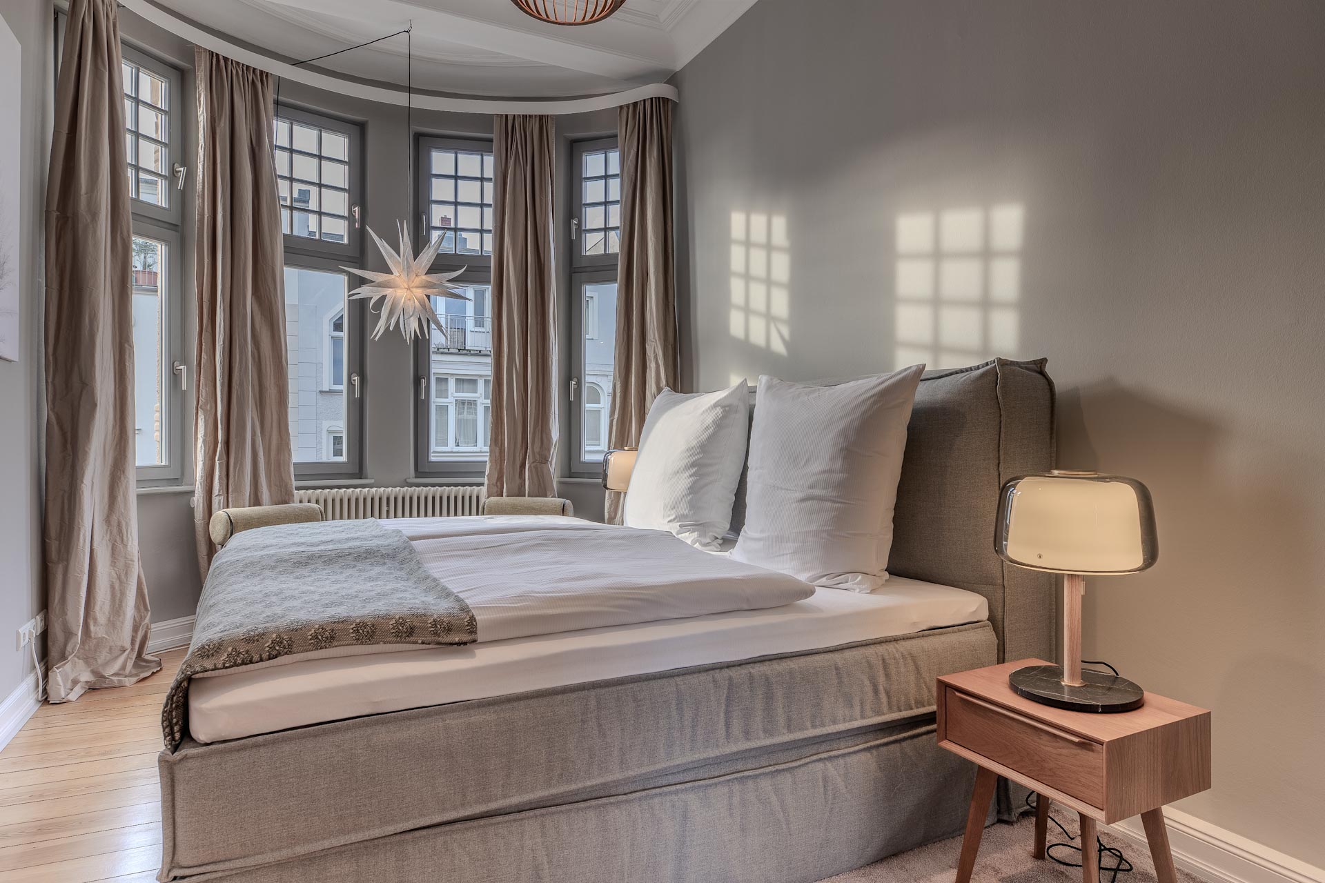 Innenarchitektur einer Ferienwohnung in der Schillerstraße Rostock
