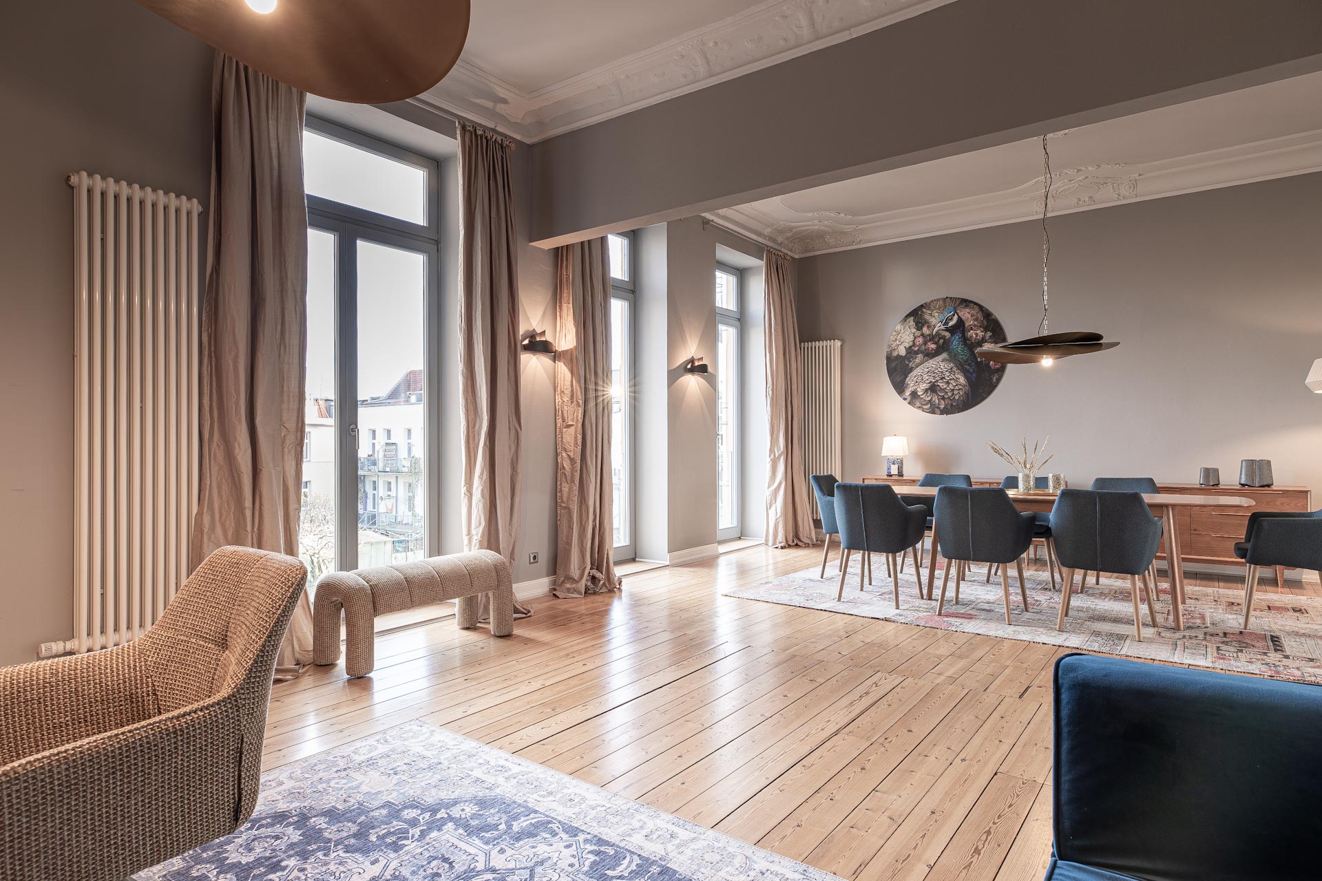 Interior Design einer exklusiv eingerichteten Ferienwohnung